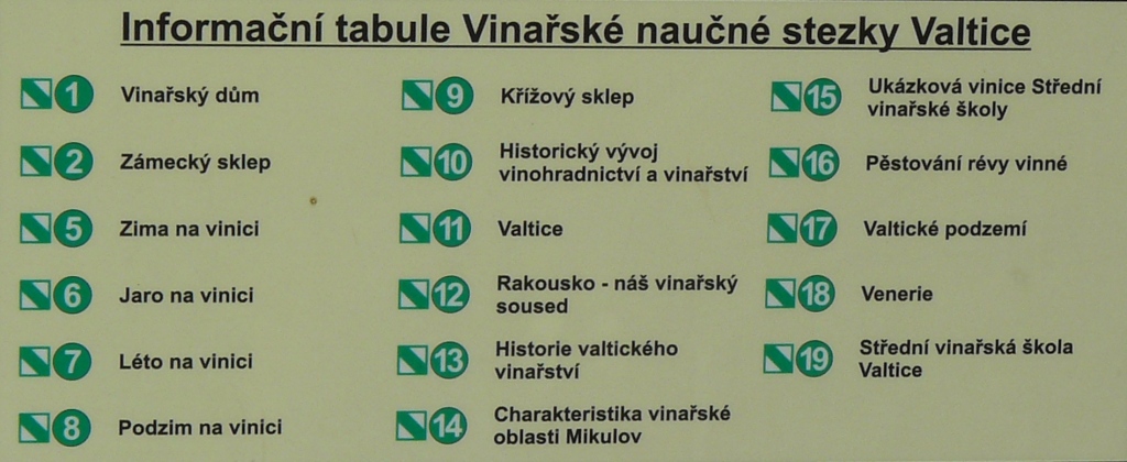 VINASK NAUN STEZKA VALTICE